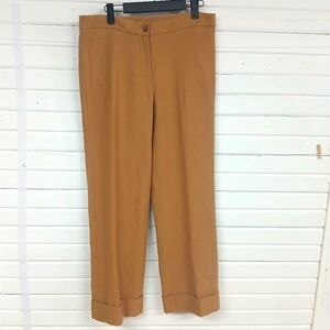 Harve Bernanrd Wool Lined Khaki Dress Pants Size 8 Petite